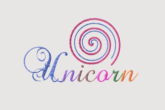 A Boutique Designer's Review of Unicorn Rainbow Color Cute Lettering