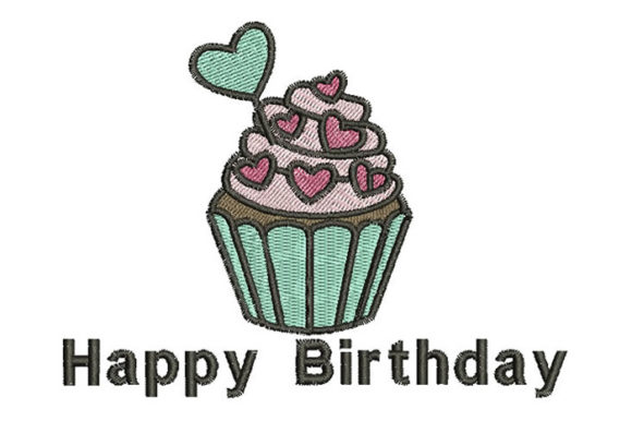 A Designer's Review: Embroidering the Happy Birthday Cake Design