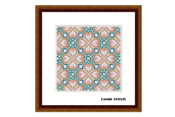 A Designer's Review: Hearts Cross Stitch Ornament Pattern for Seasonal Sales