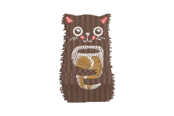 A Designer's Review of Cat Holding a Coffee Mug Embroidery