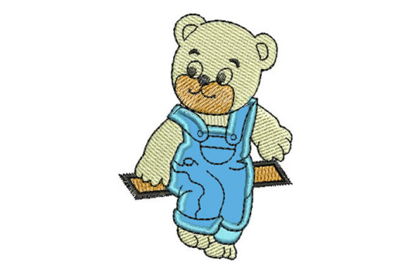 A Designer's Take on the Cute Bear Embroidery File