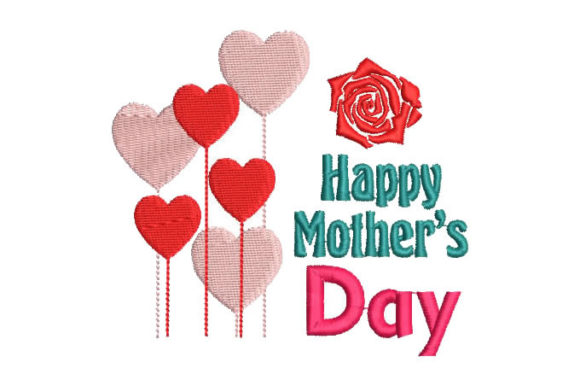 A Mother's Day Embroidery Design for Boutique Apparel
