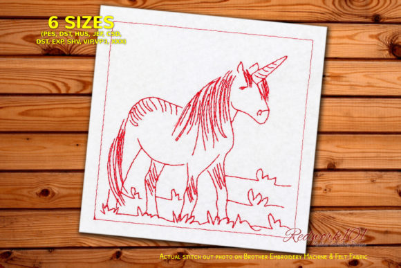 A Review of the Cute Unicorn in the Jungle Embroidery Design