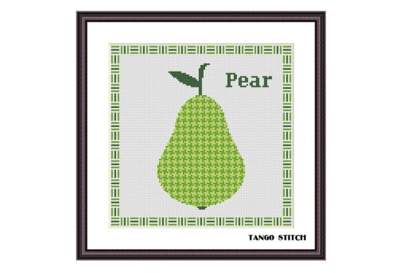 An Embroidery Designer Reviews the Pear Ornament Cross Stitch