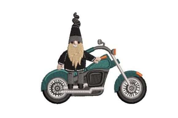 Craft Fair Gold: Why the Biker Gnome Embroidery Design Stands Out