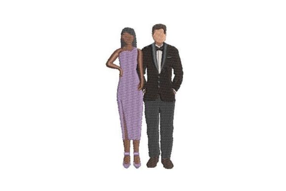 Faceless Prom Couple