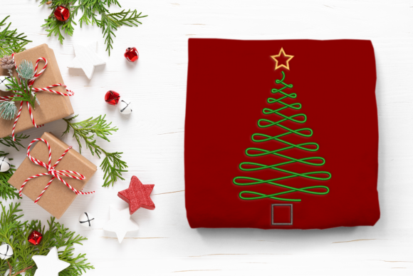 The Swirly Christmas Tree Embroidery Design: A Craft Fair Review