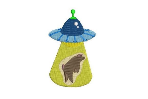 UFO Abducting a Bear
