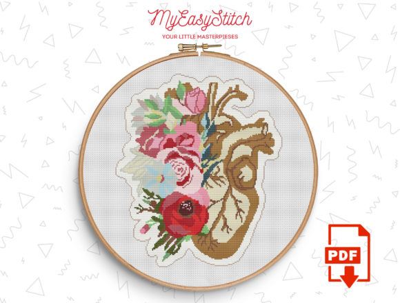 Vintage Heart Cross Stitch Pattern: A Designer's Hands-On Review